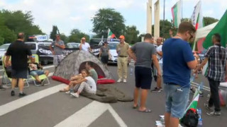 Протестна блокада и нерви край Стара Загора
