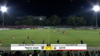 ЦСКА-София измъкна 1-1 във Варна