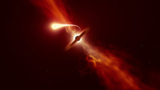 Черна дупка превърна звезда в спагети