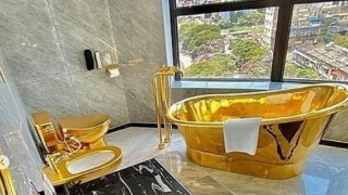 Хотел, в който и тоалетните са златни? Вижте къде е