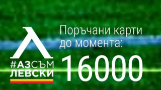 Левскарите с членски карти станаха 16 000