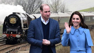 Уилям и Кейт потеглят с кралския влак