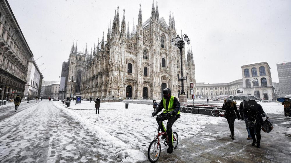 Сняг затрупа Северна Италия | StandartNews.com