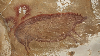 Откриха най-древната пещерна рисунка в света