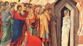 Възкресяването на Лазар и вход Господен в Йерусалим