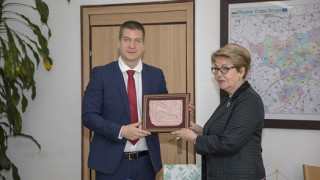 Кметът Живко Тодоров на среща с руския посланик