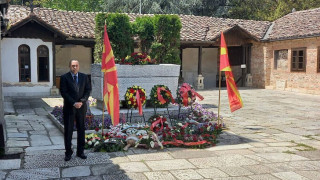 България почете Гоце Делчев в Скопие