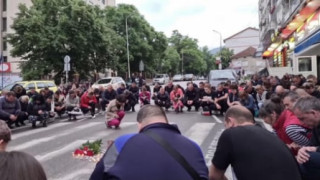 Протест и бдение в Петрич заради смъртта на Самуил