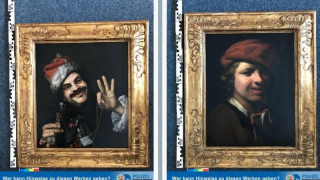 Мъж намери картини на 350 години в кофа за боклук