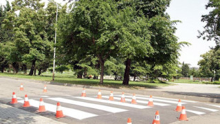 Обновяват пешеходните пътеки в Стара Загора