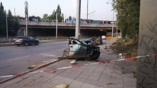 Жестока катастрофа в София. Двама ранени