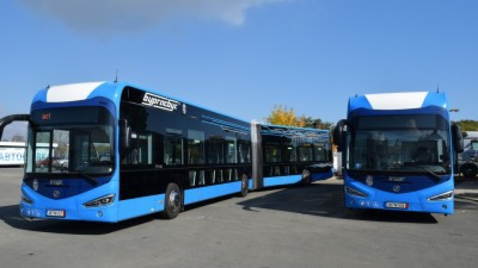 Представиха първите нови електрически автобуси на Бургас | StandartNews.com