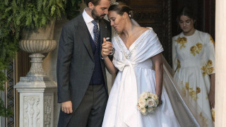 Гръцки принц мина под венчило с милиардерска щерка СНИМКИ