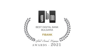 Fibank взе наградата „Дигитална банка на годината - България"