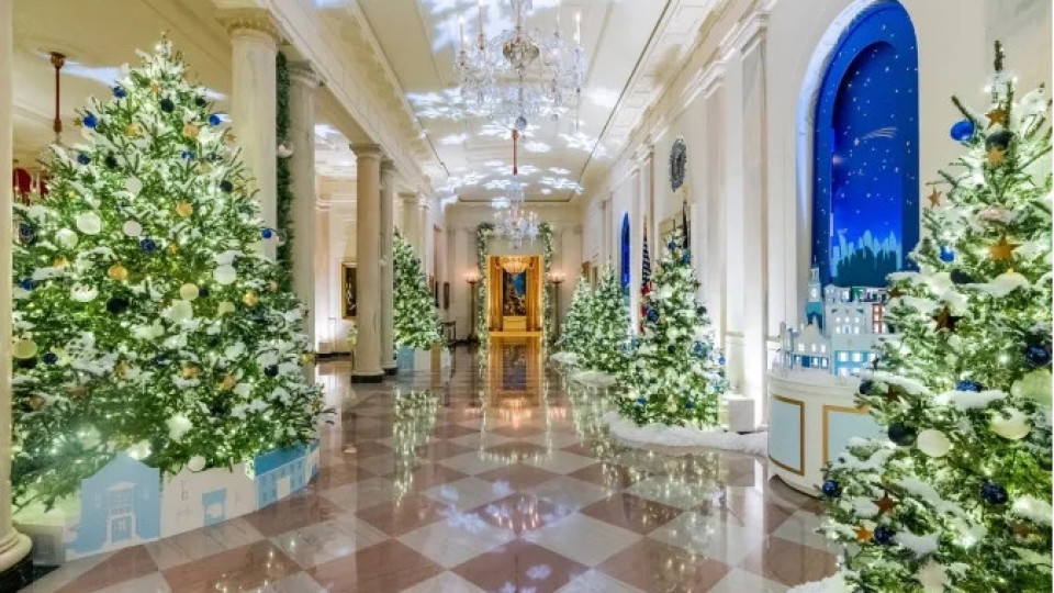 Можете да видите коледната украса в Белия дом с Google Street View | StandartNews.com