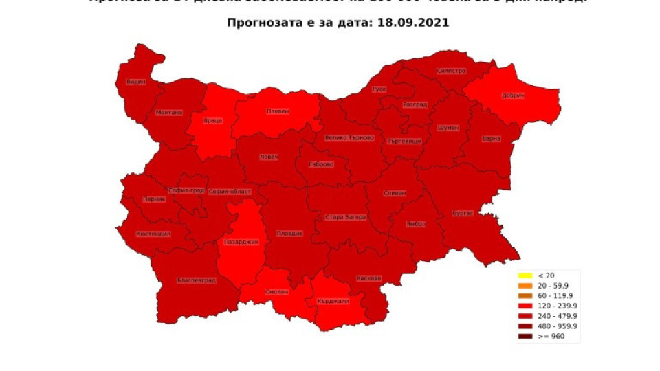 Лошо. Цяла България светна в червено | StandartNews.com
