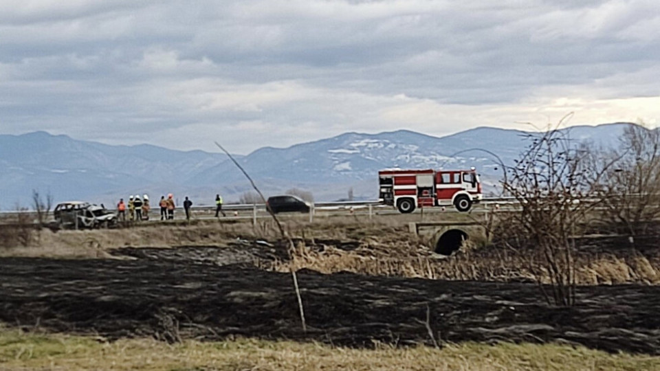 Жена изгоря при катастрофа на магистрала "Тракия" | StandartNews.com