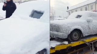Цирк! Ето така карат кола в Красноярск