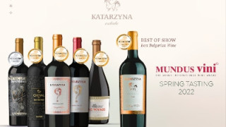 Катаржина Естейт с 8-ми трофей за най-добро бг вино и медал „Grand Gold”