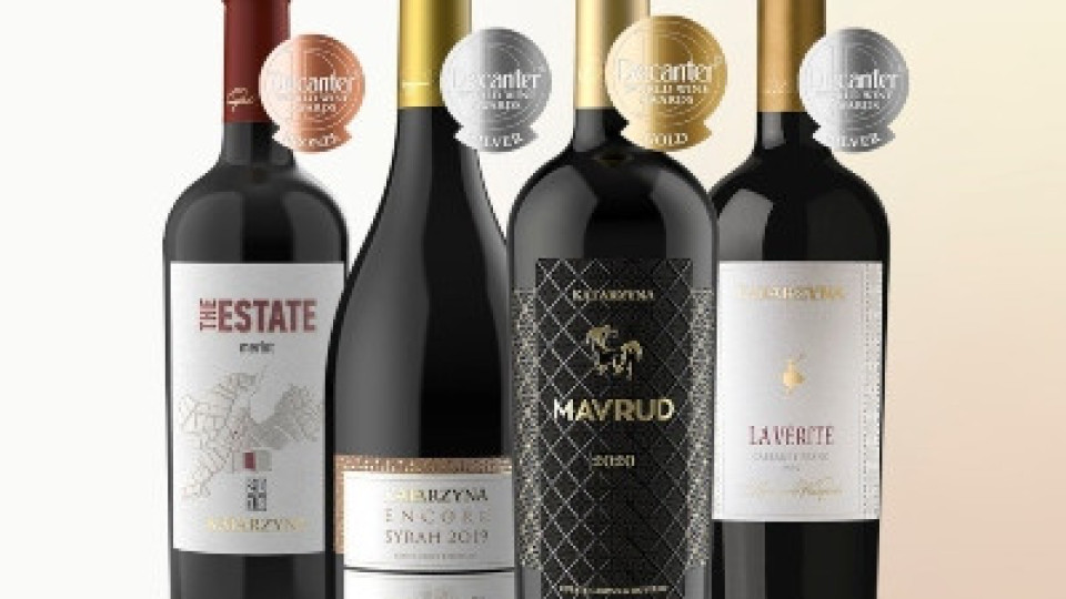 Единственото българско вино със златен медал от най-влиятелния винен конкурс Decanter е на Katarzyna Estate | StandartNews.com
