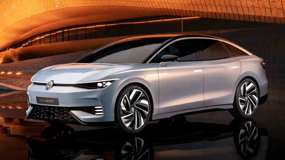 Volkswagen представи концептуален електрически седан ID.AERO с пробег 620 км | StandartNews.com