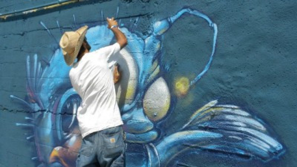 Къща от Ченгенето се превръща в платно за графити -артиста Иван Янков - Esteo | StandartNews.com