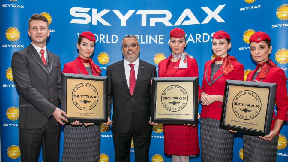 Turkish Airlines стана най-добрата авиокомпания в Европа за 2022 | StandartNews.com