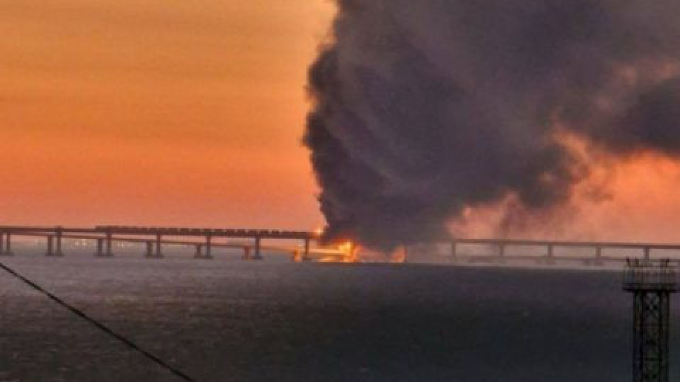 Истина ли е? Взривеният камион на Кримския мост имал общо с България | StandartNews.com