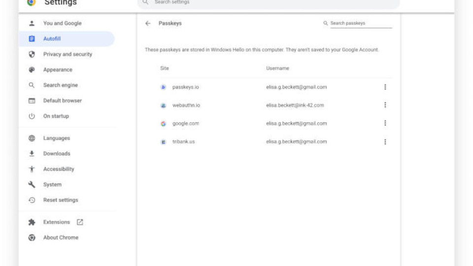 Google Chrome вече официално поддържа вход без парола | StandartNews.com