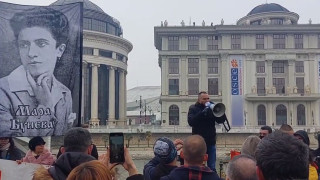Джамбазки плени медиите в Скопие на паметно събитие