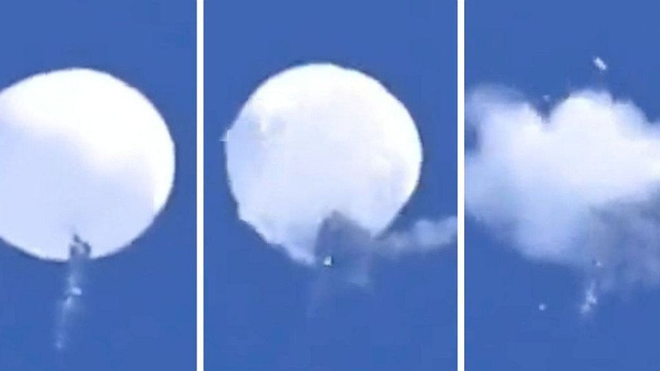 Ракета срещна китайския шпионски балон, резултатът изненада | StandartNews.com