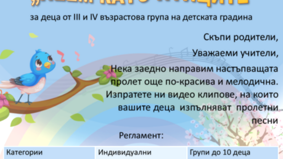 Награждават участниците в националния конкурс за детска песен „Пеем като птиците“ | StandartNews.com