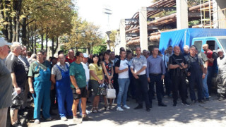 Миньори и енергетици на предупредителен протест