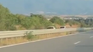 Заснеха откачен шофьор на магистрала Струма (ВИДЕО)