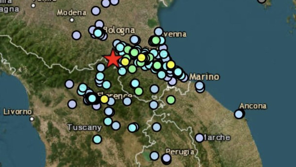 Италия се разтресе! Къде е огнището | StandartNews.com
