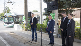 Отчетоха успешното завършване на проекта за доставката на 33-те нови електрически автобуси в Стара Загора