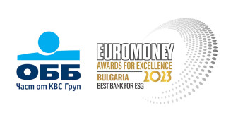 ОББ е най-добра банка в България в сферата на ESG според Euromoney