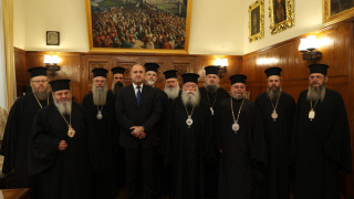 Светият Синод на Българската православна църква се срещна с президента
