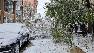 Блокирани улици и проблеми с градския транспорт в София