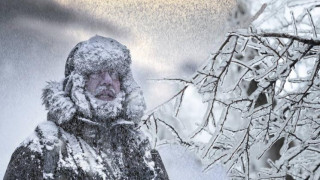 -380 градуса студ! Една държава в пълен шок