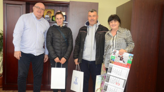 Кметът на Общината поздрави видинчанката Йоана Георгиева за получения „Спортен Икар“