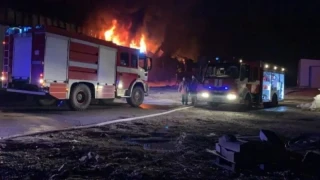 Голям пожар край София. Има пожарни и полиция