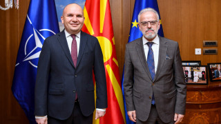 Илхан Кючюк се срещна с новия премиер на Северна Македония