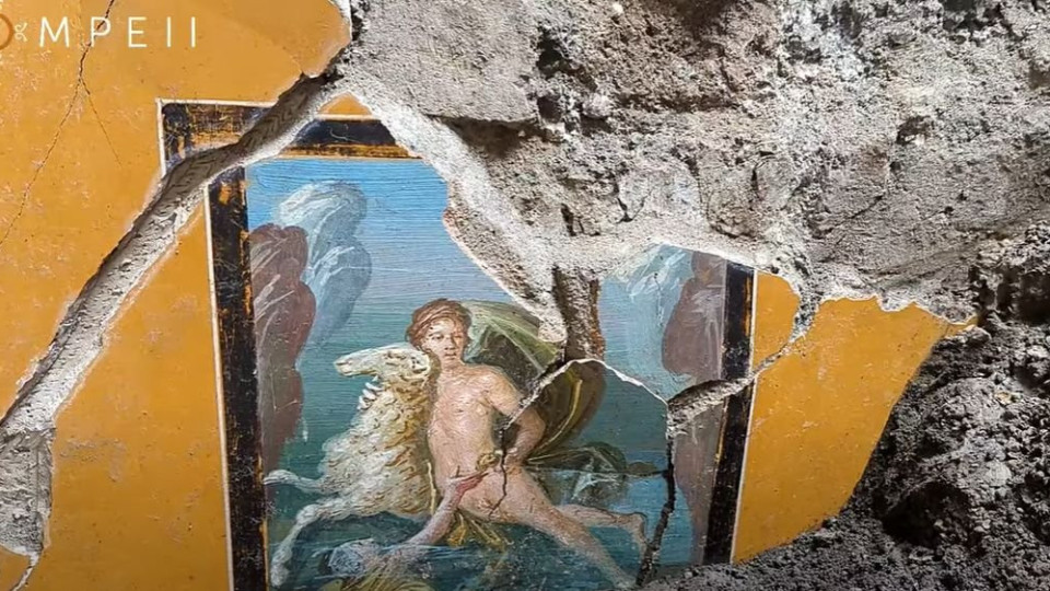 Откриха смайващи стенописи с голяма стойност в Помпей | StandartNews.com