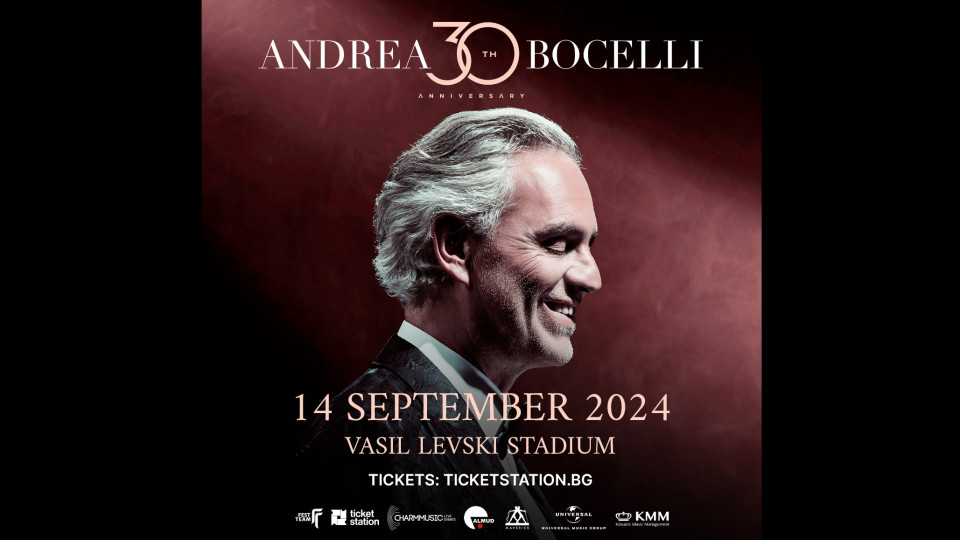 Великият Андреа Бочели се завръща в България за грандиозен концерт | StandartNews.com