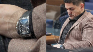 Колосално скъп часовник на ръката на Радостин Василев