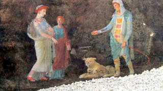 Само във вестник СТАНДАРТ: Откритие в Помпей! Фрески, вдъхновени от Троянската война