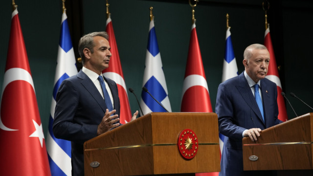Историческа среща! Ердоган и Мицотакис в спор за Хамас. Договорките