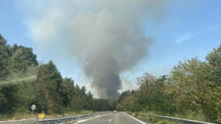 Затвориха магистралата до Солун