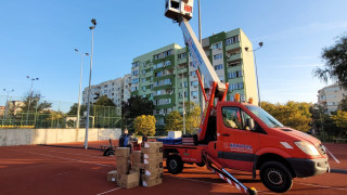 С LED-осветители се подменя осветлението в парк „Артилерийски“ в Стара Загора